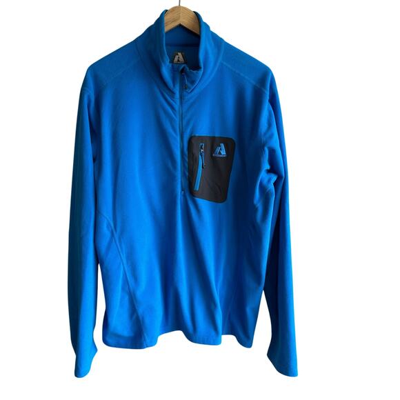 Eddie Bauer First Ascent Fleece Half Zip Pullover Blue XL - Picture 1 of 8